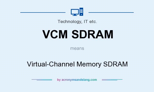 What does VCM SDRAM mean? It stands for Virtual-Channel Memory SDRAM