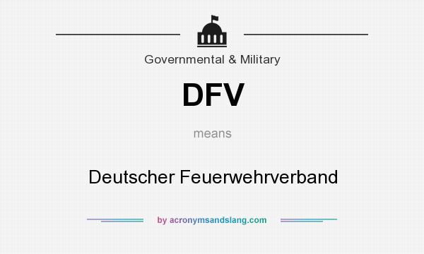 What does DFV mean? It stands for Deutscher Feuerwehrverband