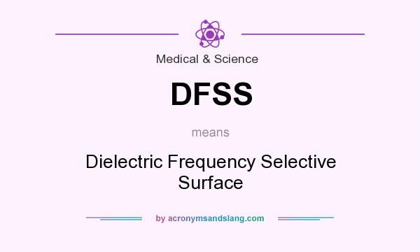 What does DFSS mean? It stands for Dielectric Frequency Selective Surface