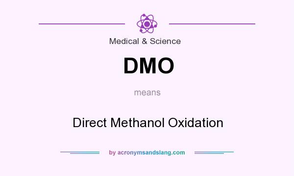 What does DMO mean? It stands for Direct Methanol Oxidation