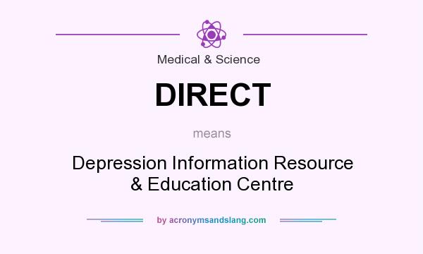 What does DIRECT mean? It stands for Depression Information Resource & Education Centre