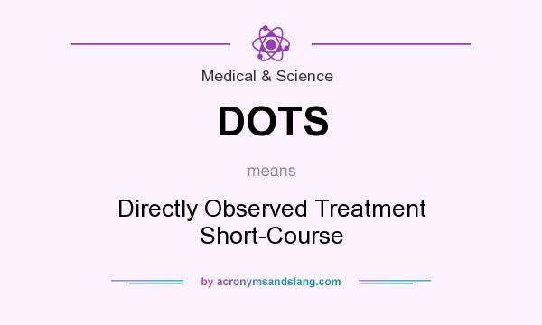 What does DOTS mean? It stands for Directly Observed Treatment Short-Course