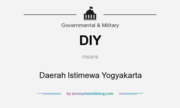 What does DIY mean? It stands for Daerah Istimewa Yogyakarta