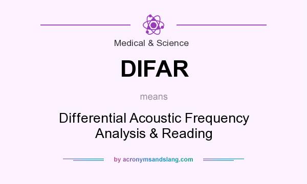What does DIFAR mean? It stands for Differential Acoustic Frequency Analysis & Reading