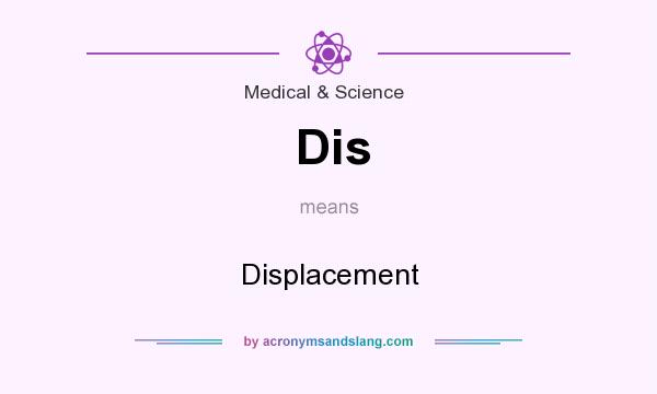 What does Dis mean? It stands for Displacement