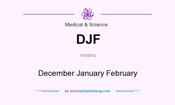 What does DJF mean? It stands for December January February