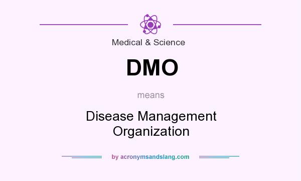 What does DMO mean? It stands for Disease Management Organization