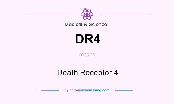 What does DR4 mean? It stands for Death Receptor 4