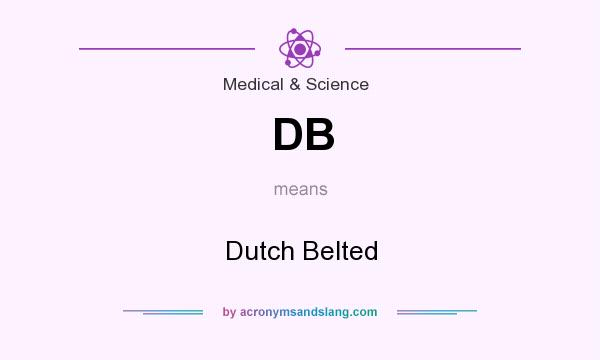 What does DB mean? It stands for Dutch Belted