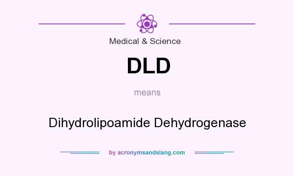 What does DLD mean? It stands for Dihydrolipoamide Dehydrogenase