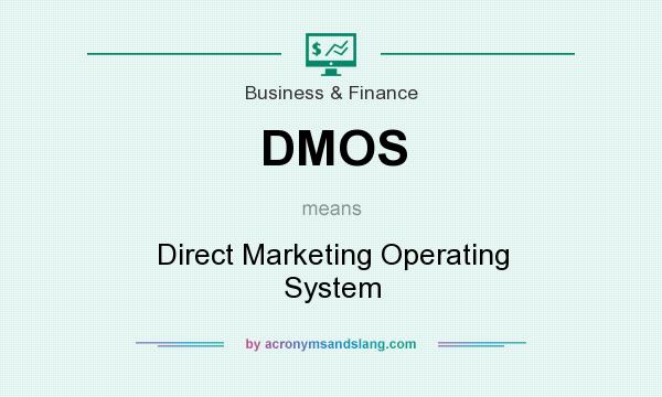 What does DMOS mean? It stands for Direct Marketing Operating System