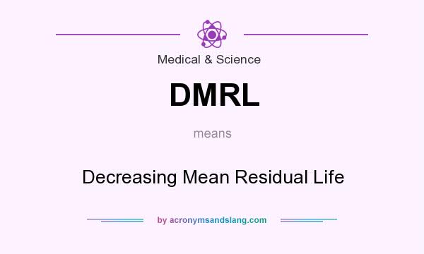 What does DMRL mean? It stands for Decreasing Mean Residual Life