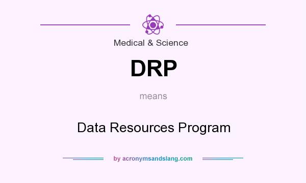 What does DRP mean? It stands for Data Resources Program
