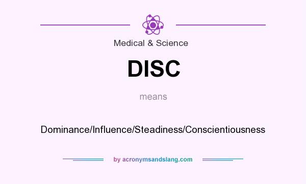 What does DISC mean? It stands for Dominance/Influence/Steadiness/Conscientiousness