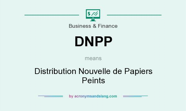 What does DNPP mean? It stands for Distribution Nouvelle de Papiers Peints