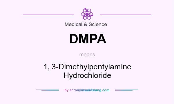 What does DMPA mean? It stands for 1, 3-Dimethylpentylamine Hydrochloride