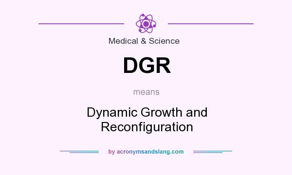 What does DGR mean? It stands for Dynamic Growth and Reconfiguration