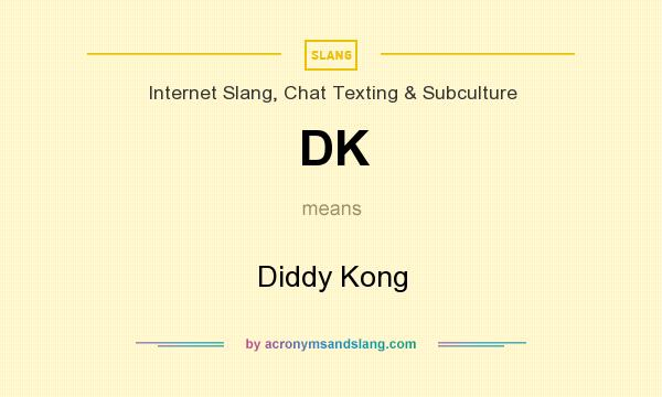 What does DK mean? It stands for Diddy Kong