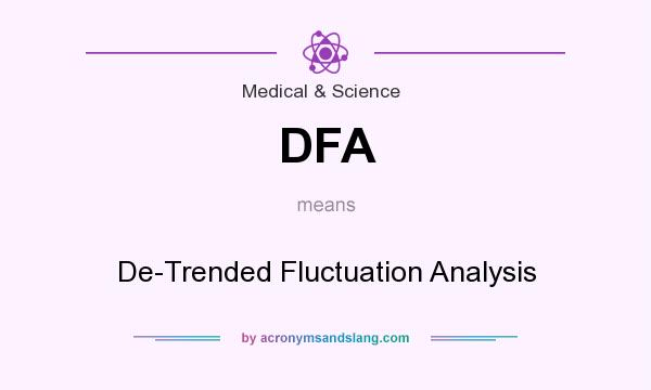 What does DFA mean? It stands for De-Trended Fluctuation Analysis