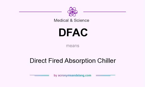 What does DFAC mean? It stands for Direct Fired Absorption Chiller