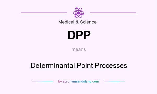 What does DPP mean? It stands for Determinantal Point Processes