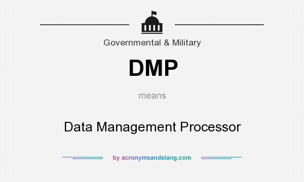 What does DMP mean? It stands for Data Management Processor