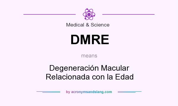 What does DMRE mean? It stands for Degeneración Macular Relacionada con la Edad
