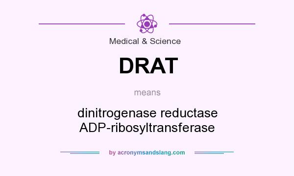 What does DRAT mean? It stands for dinitrogenase reductase ADP-ribosyltransferase