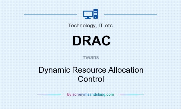 What does DRAC mean? It stands for Dynamic Resource Allocation Control