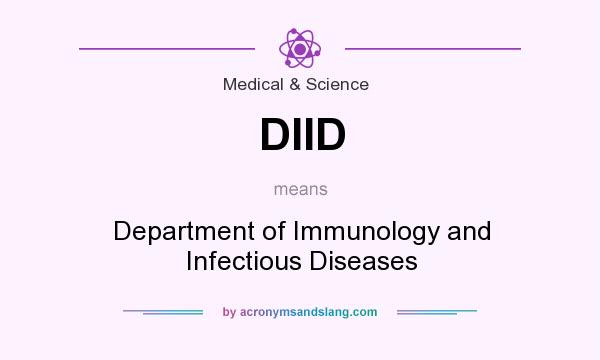 What does DIID mean? It stands for Department of Immunology and Infectious Diseases