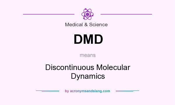 What does DMD mean? It stands for Discontinuous Molecular Dynamics