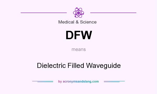 What does DFW mean? It stands for Dielectric Filled Waveguide