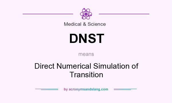 What does DNST mean? It stands for Direct Numerical Simulation of Transition