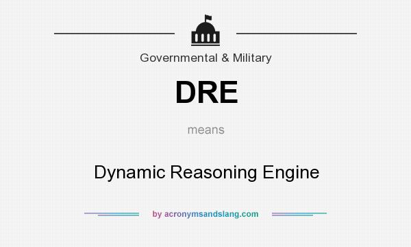 What does DRE mean? It stands for Dynamic Reasoning Engine