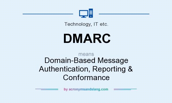 What does DMARC mean? It stands for Domain-Based Message Authentication, Reporting & Conformance