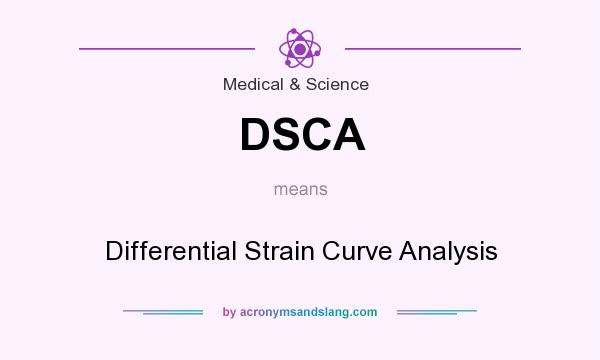 What does DSCA mean? It stands for Differential Strain Curve Analysis