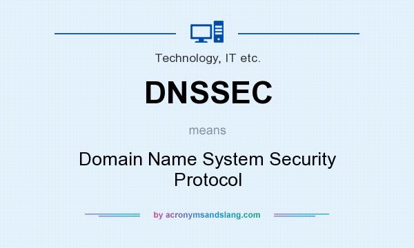 What does DNSSEC mean? It stands for Domain Name System Security Protocol