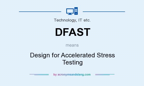 What does DFAST mean? It stands for Design for Accelerated Stress Testing