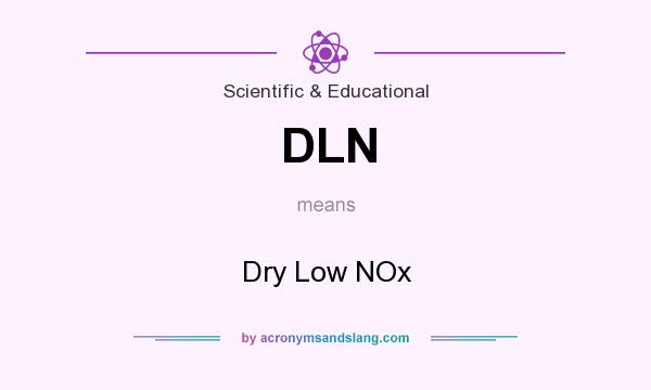 What does DLN mean? It stands for Dry Low NOx