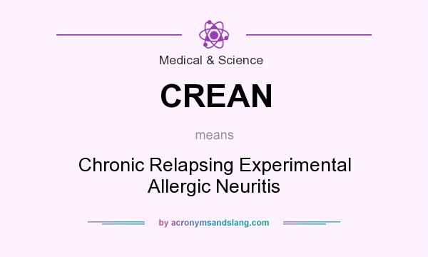 What does CREAN mean? It stands for Chronic Relapsing Experimental Allergic Neuritis