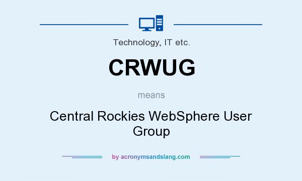 What does CRWUG mean? It stands for Central Rockies WebSphere User Group