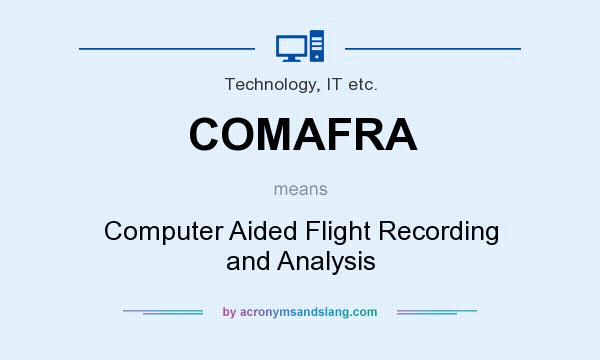 What does COMAFRA mean? It stands for Computer Aided Flight Recording and Analysis