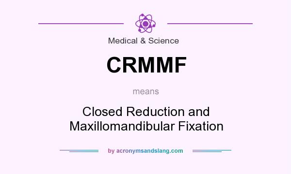 What does CRMMF mean? It stands for Closed Reduction and Maxillomandibular Fixation