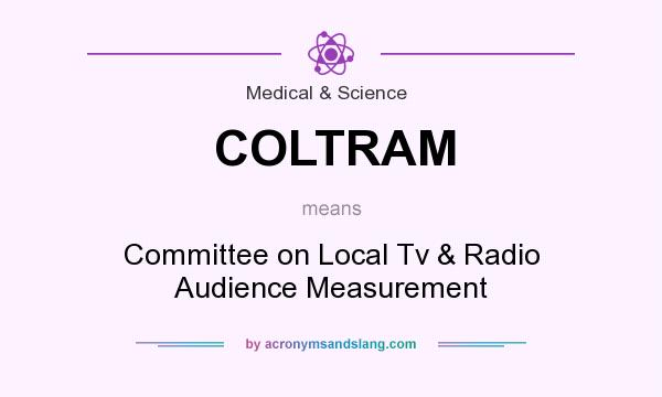 What does COLTRAM mean? It stands for Committee on Local Tv & Radio Audience Measurement