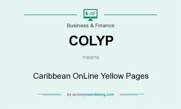 What does COLYP mean? It stands for Caribbean OnLine Yellow Pages