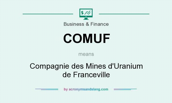 What does COMUF mean? It stands for Compagnie des Mines d`Uranium de Franceville