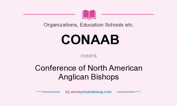 What does CONAAB mean? It stands for Conference of North American Anglican Bishops
