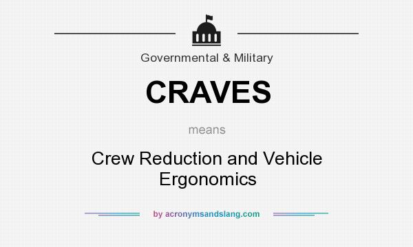 What does CRAVES mean? It stands for Crew Reduction and Vehicle Ergonomics