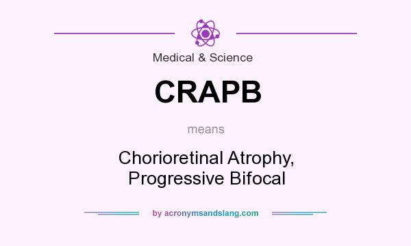 What does CRAPB mean? It stands for Chorioretinal Atrophy, Progressive Bifocal