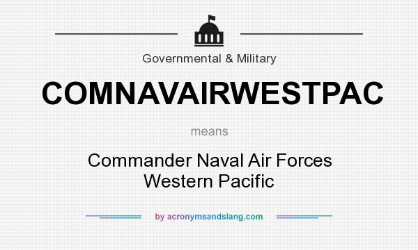 What does COMNAVAIRWESTPAC mean? It stands for Commander Naval Air Forces Western Pacific